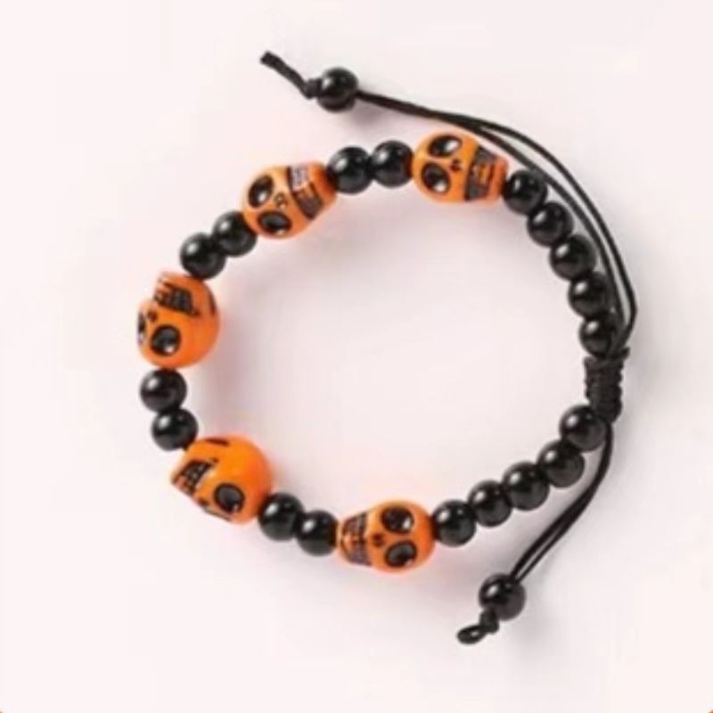 Wholesale Skull Pumpkin Acrylic Bracelet